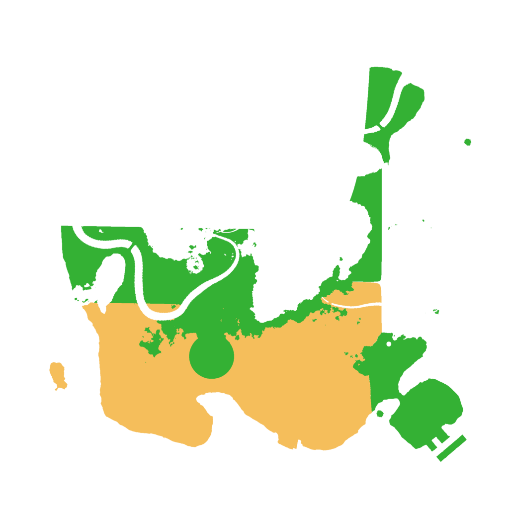 Biome Rust Map: Procedural Map, Size: 3000, Seed: 29052