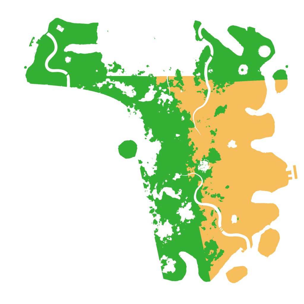 Biome Rust Map: Procedural Map, Size: 4500, Seed: 603164935