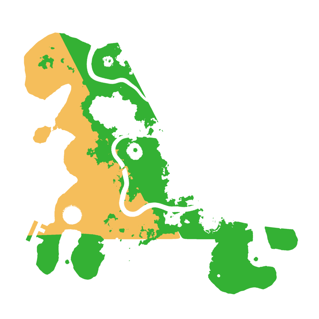 Biome Rust Map: Procedural Map, Size: 3000, Seed: 430087403