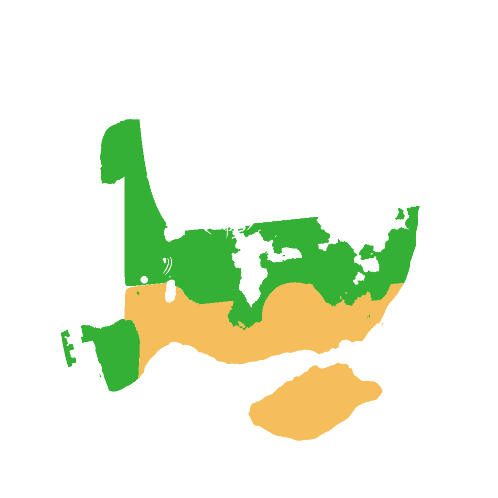 Biome Rust Map: Procedural Map, Size: 2000, Seed: 390161409