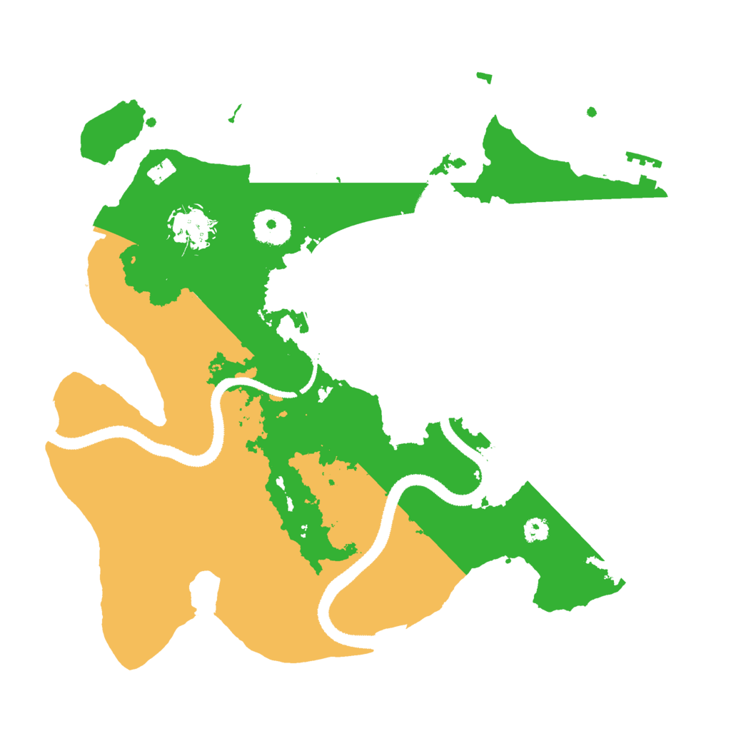 Biome Rust Map: Procedural Map, Size: 3000, Seed: 502789099