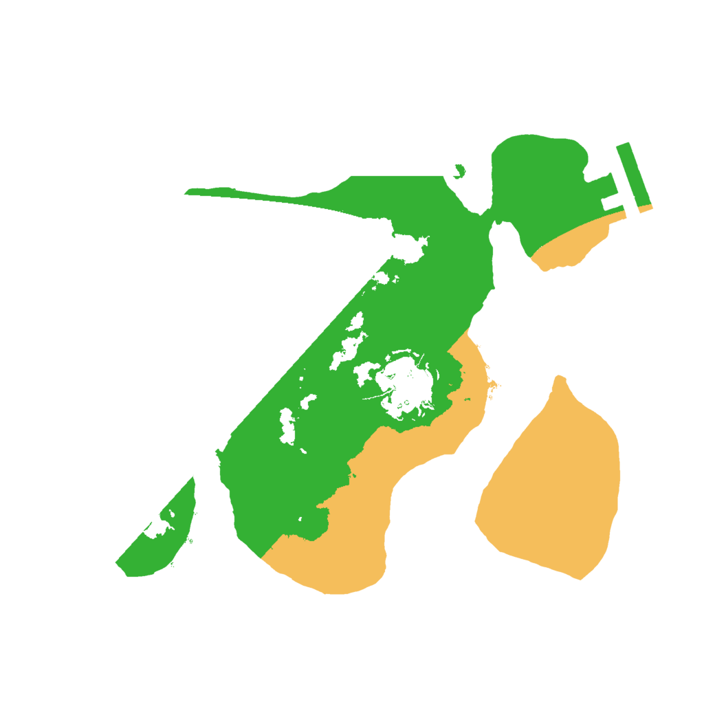 Biome Rust Map: Procedural Map, Size: 2000, Seed: 1643693962