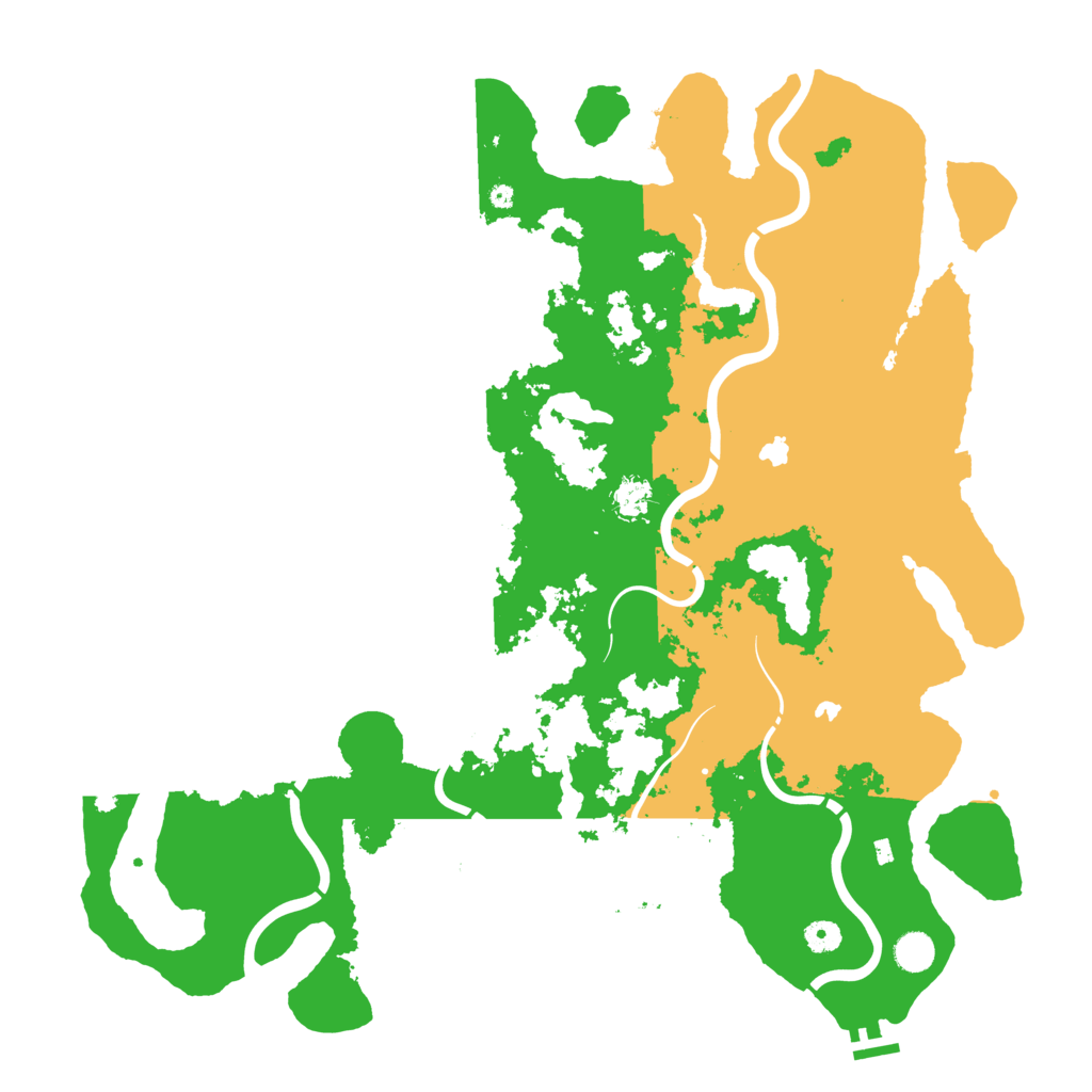 Biome Rust Map: Procedural Map, Size: 4750, Seed: 820251