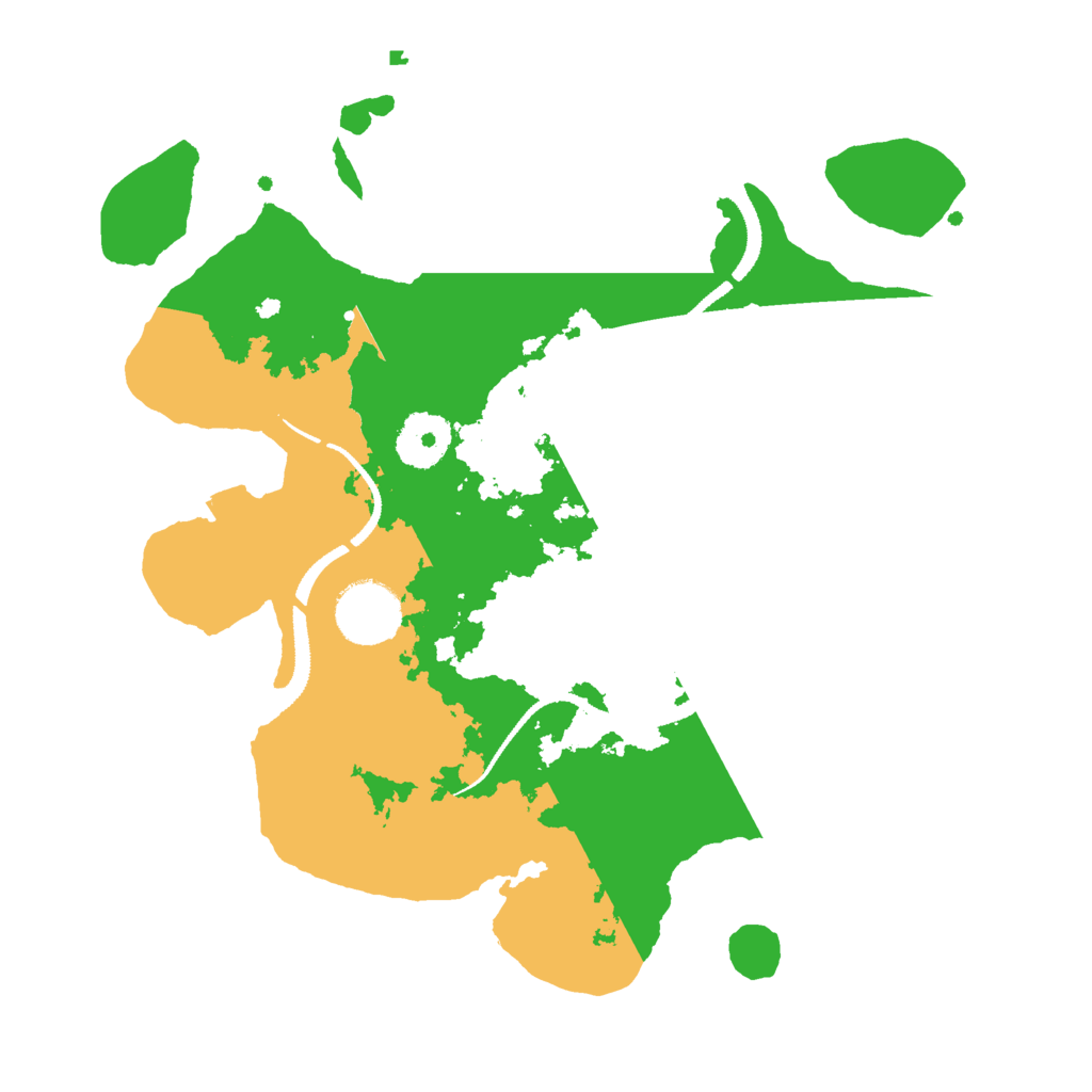 Biome Rust Map: Procedural Map, Size: 3000, Seed: 963987763