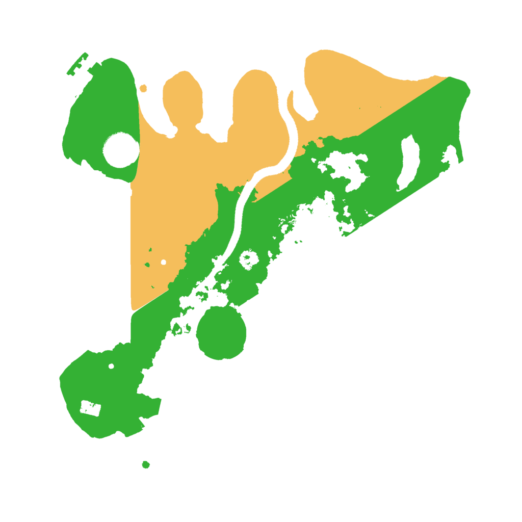 Biome Rust Map: Procedural Map, Size: 2800, Seed: 1199