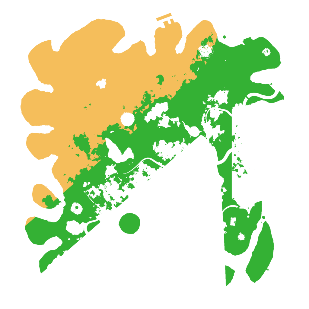 Biome Rust Map: Procedural Map, Size: 4000, Seed: 1625151606