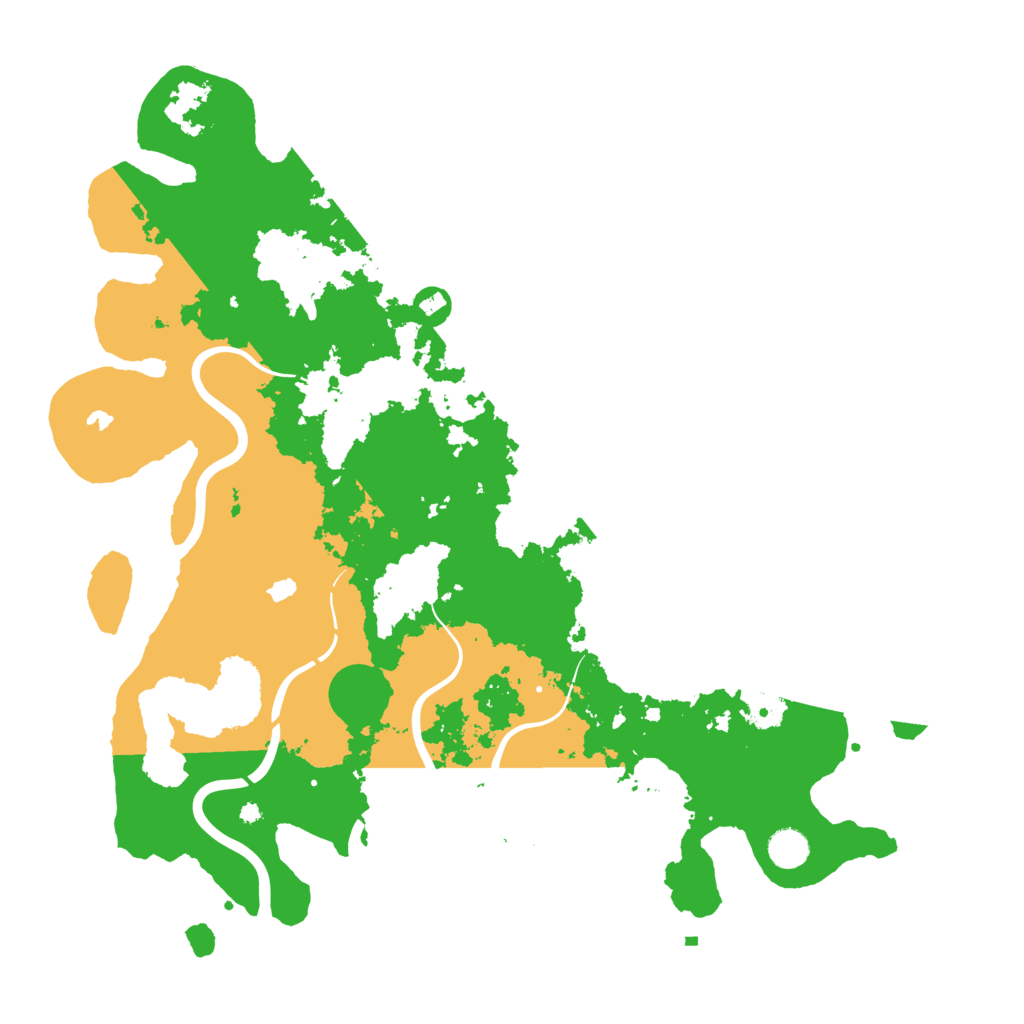 Biome Rust Map: Procedural Map, Size: 4500, Seed: 1346084813