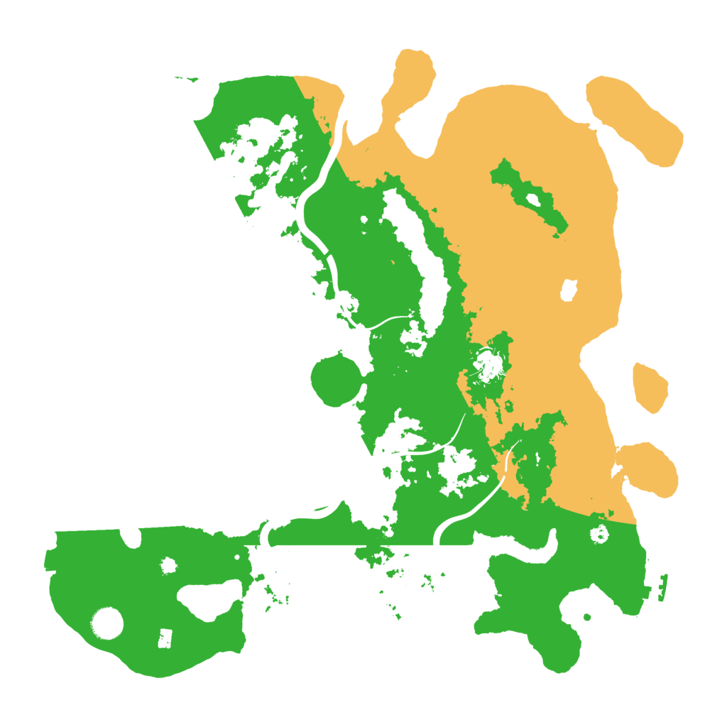 Biome Rust Map: Procedural Map, Size: 4000, Seed: 54165