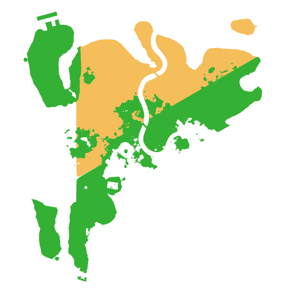 Biome Rust Map: Procedural Map, Size: 3000, Seed: 917281
