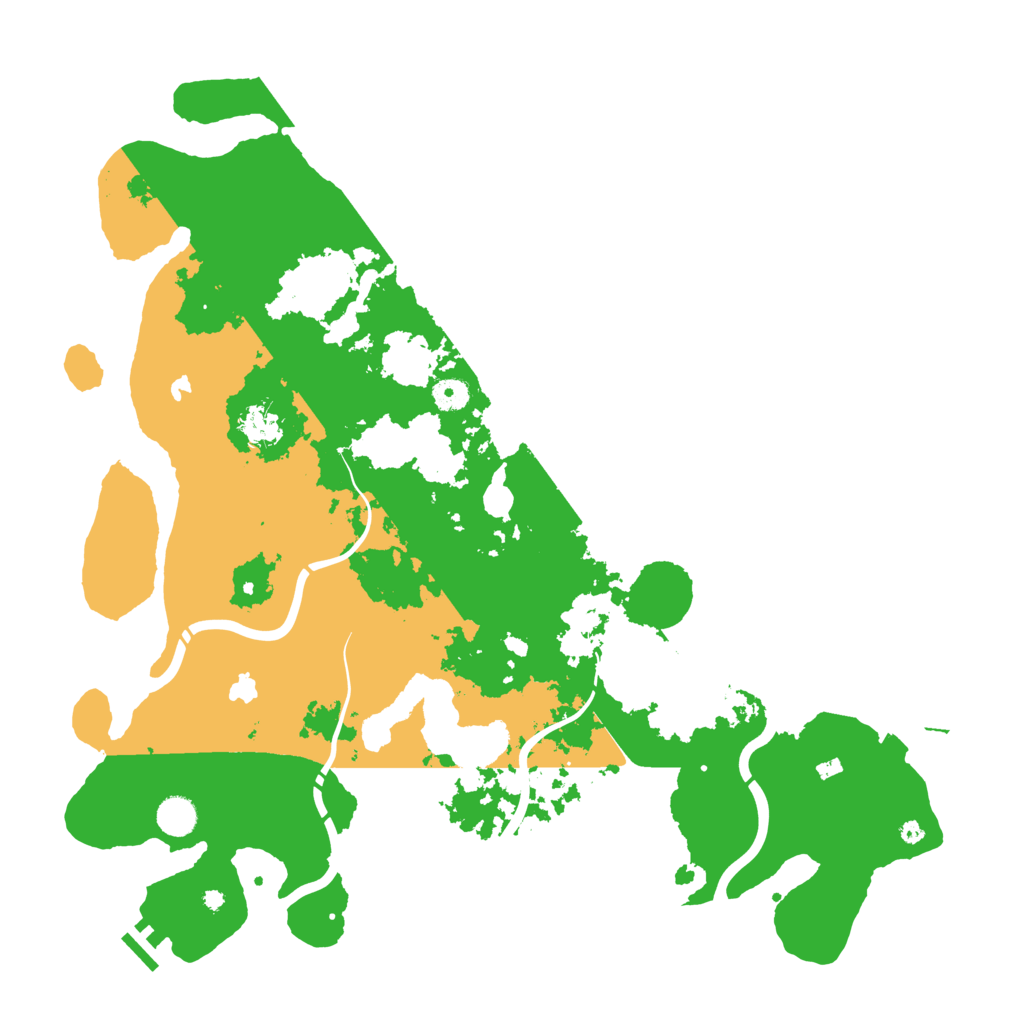 Biome Rust Map: Procedural Map, Size: 4500, Seed: 7545763