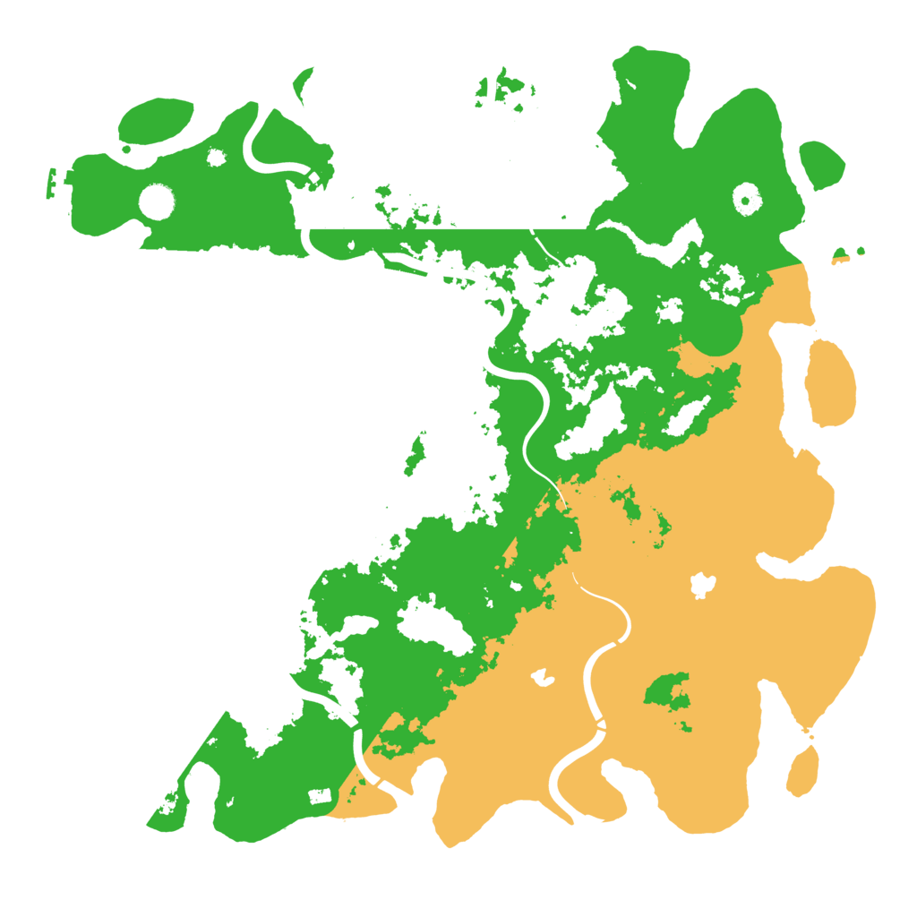 Biome Rust Map: Procedural Map, Size: 4500, Seed: 224787707