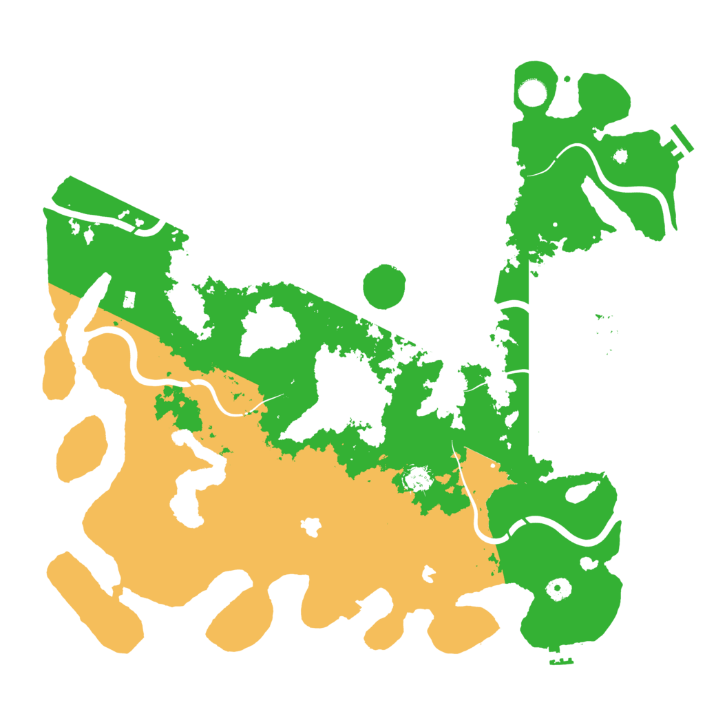Biome Rust Map: Procedural Map, Size: 4500, Seed: 1166072045