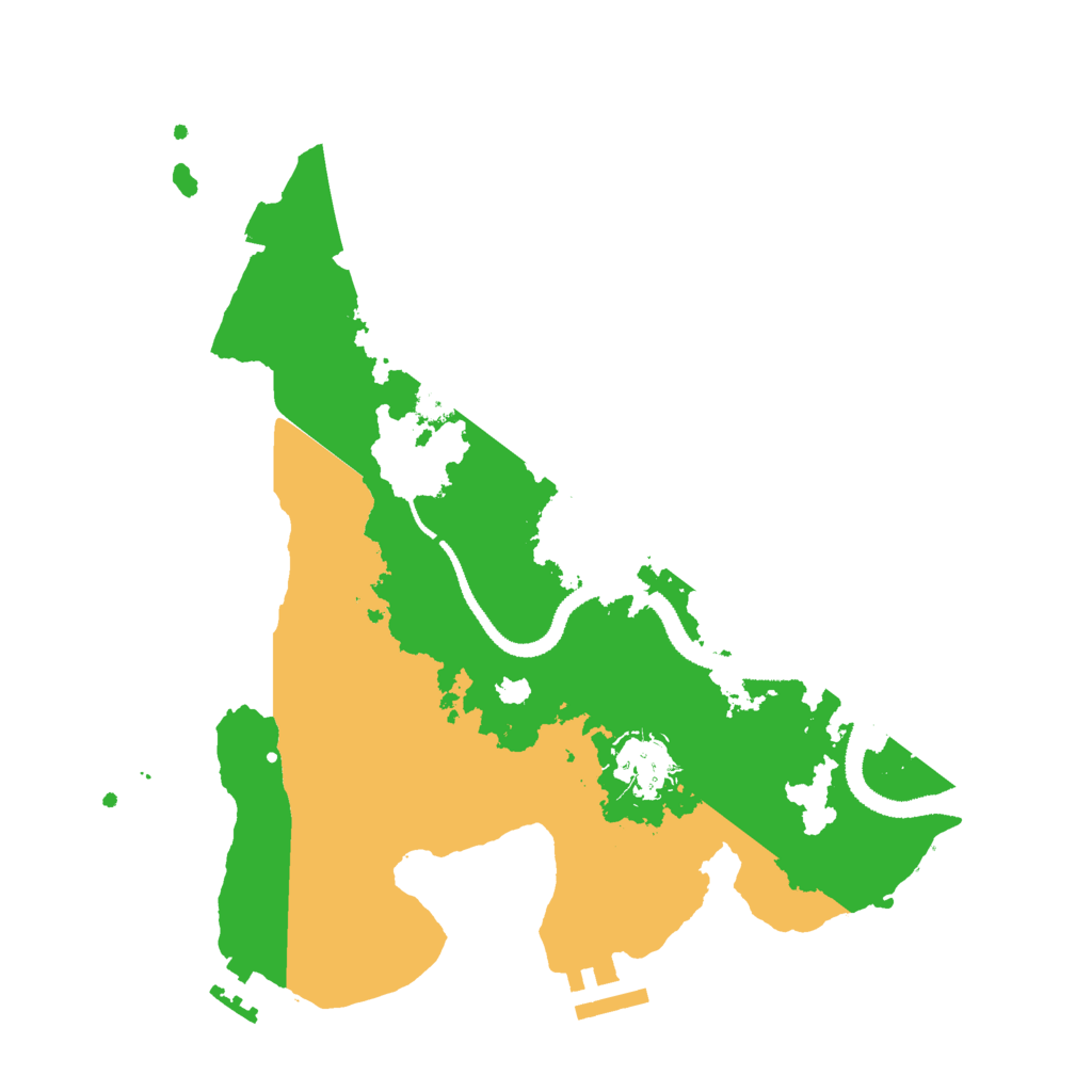 Biome Rust Map: Procedural Map, Size: 3000, Seed: 749691214