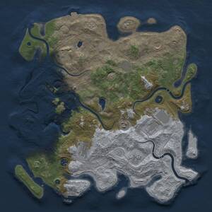 Thumbnail Rust Map: Procedural Map, Size: 4250, Seed: 1426308735, 15 Monuments