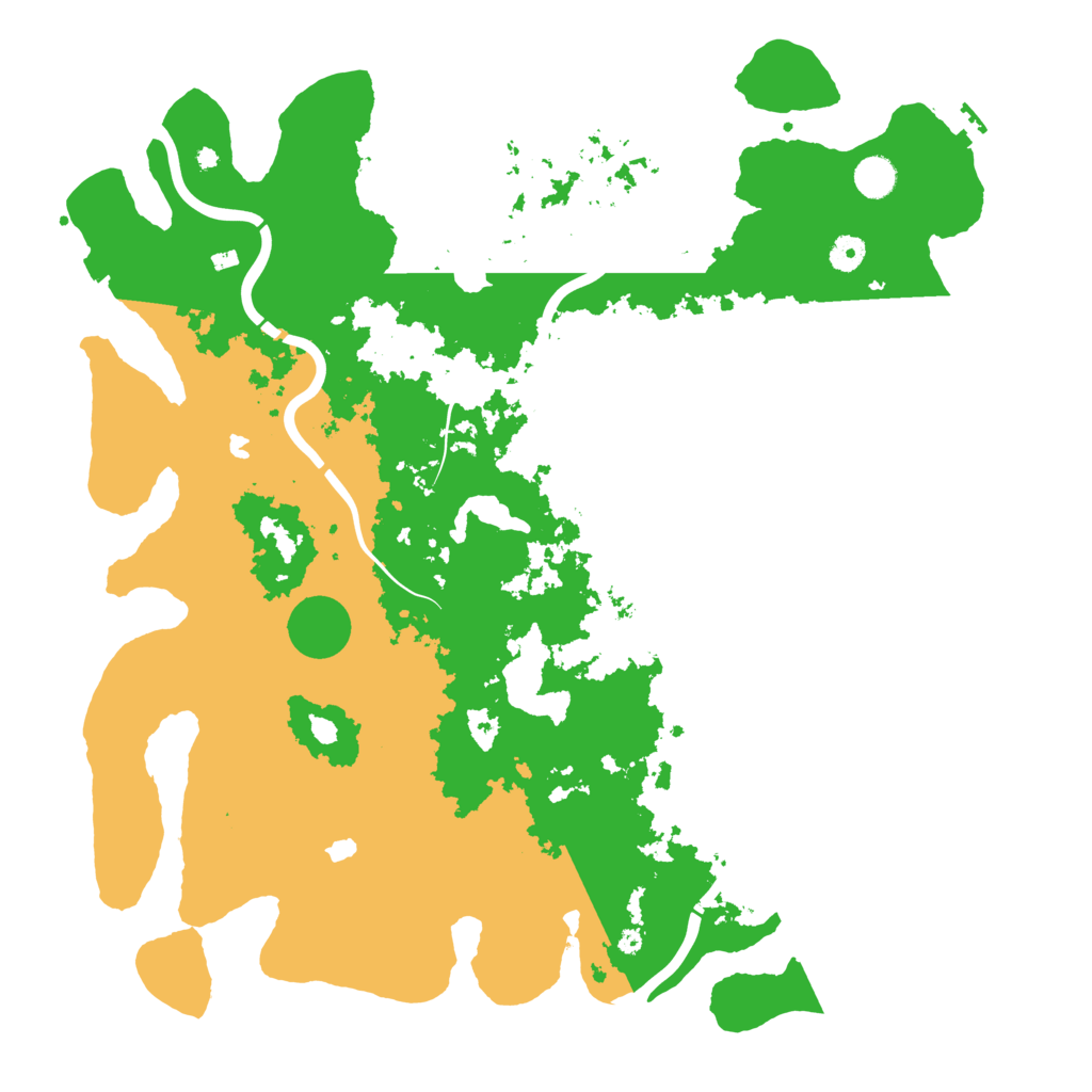 Biome Rust Map: Procedural Map, Size: 4586, Seed: 712975