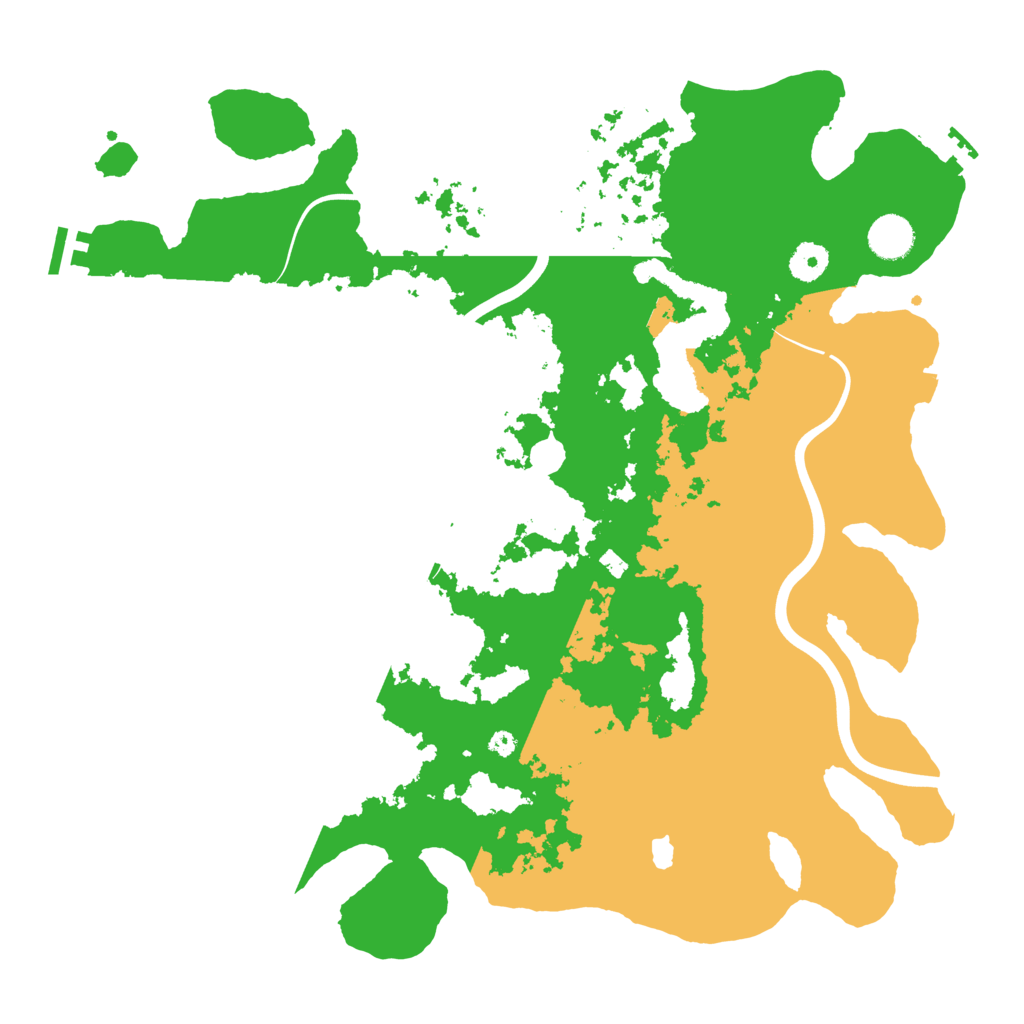 Biome Rust Map: Procedural Map, Size: 4000, Seed: 2682400