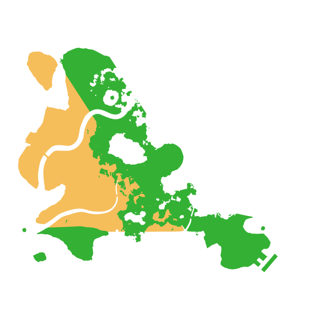 Biome Rust Map: Procedural Map, Size: 3000, Seed: 622790023