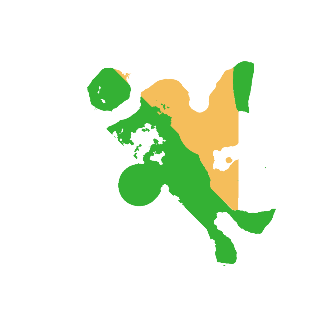 Biome Rust Map: Procedural Map, Size: 2000, Seed: 45782