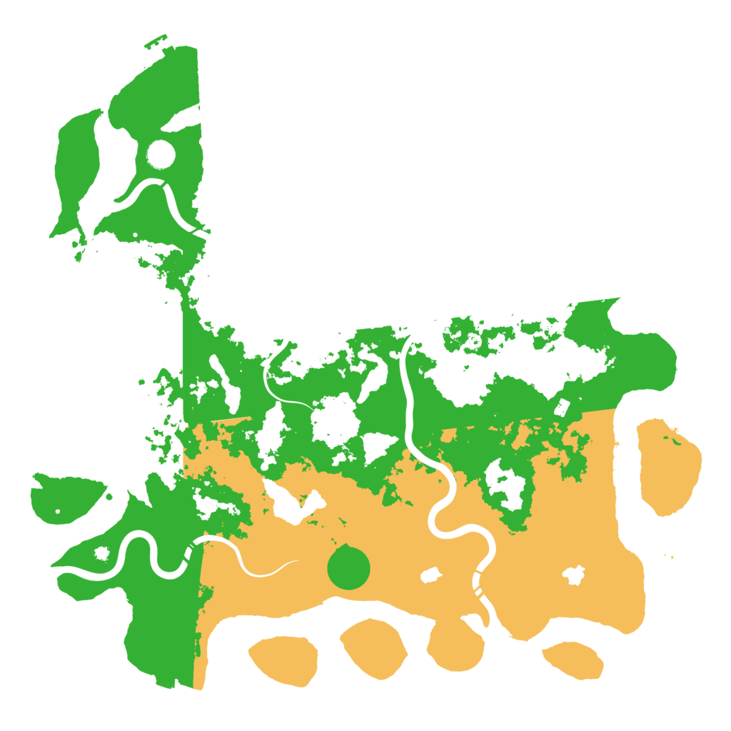Biome Rust Map: Procedural Map, Size: 4500, Seed: 1838961682