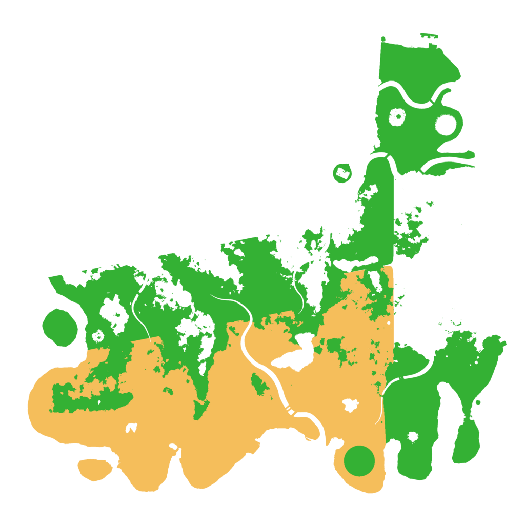 Biome Rust Map: Procedural Map, Size: 4500, Seed: 871046717