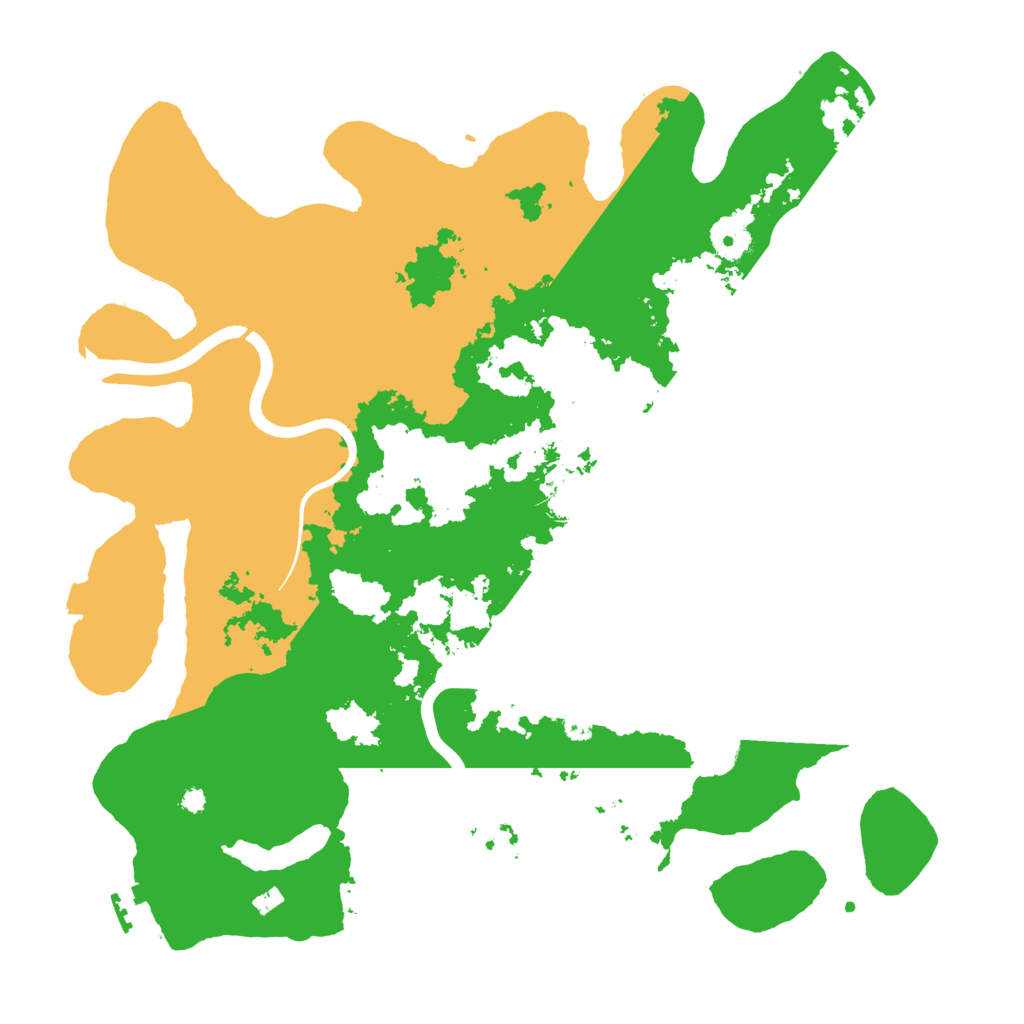 Biome Rust Map: Procedural Map, Size: 3800, Seed: 300913611
