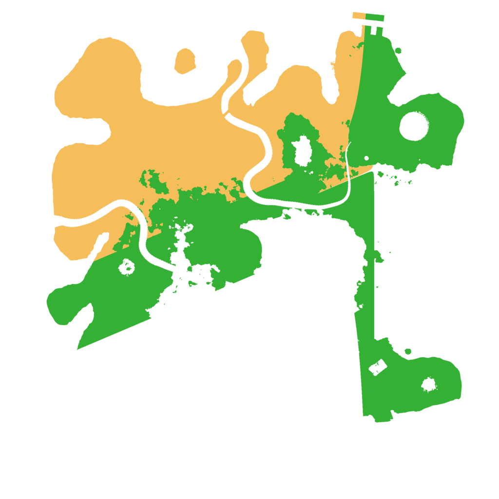 Biome Rust Map: Procedural Map, Size: 3200, Seed: 489602739