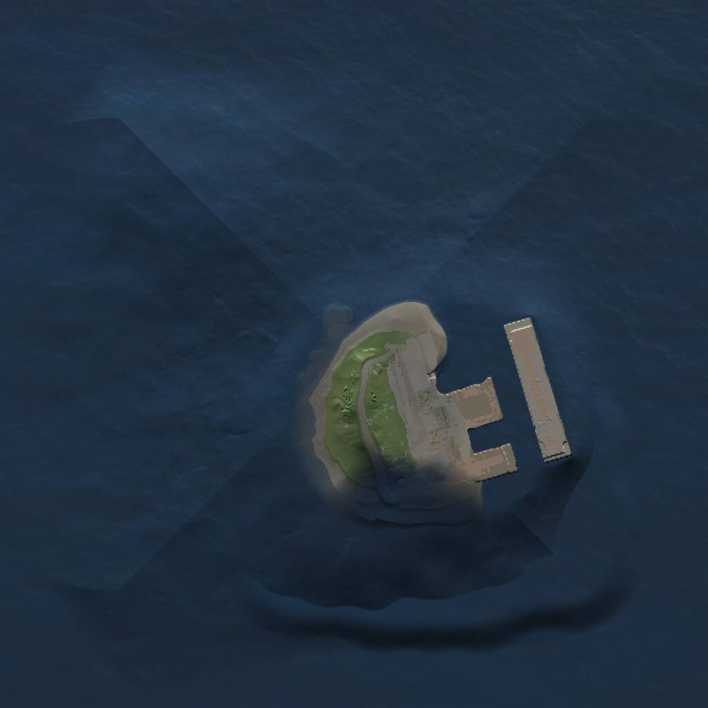 Rust Map: Procedural Map, Size: 1000, Seed: 389772963, 2 Monuments