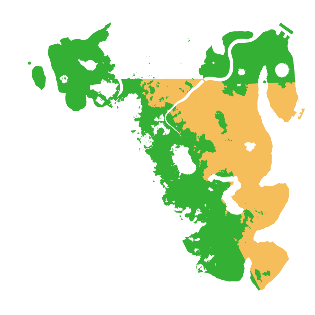 Biome Rust Map: Procedural Map, Size: 4000, Seed: 492858395