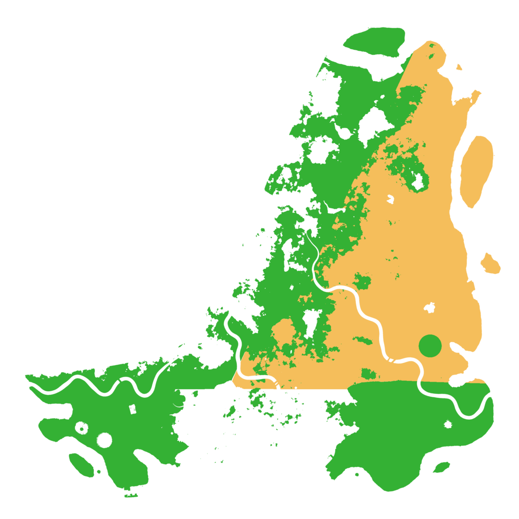 Biome Rust Map: Procedural Map, Size: 6000, Seed: 1271253122