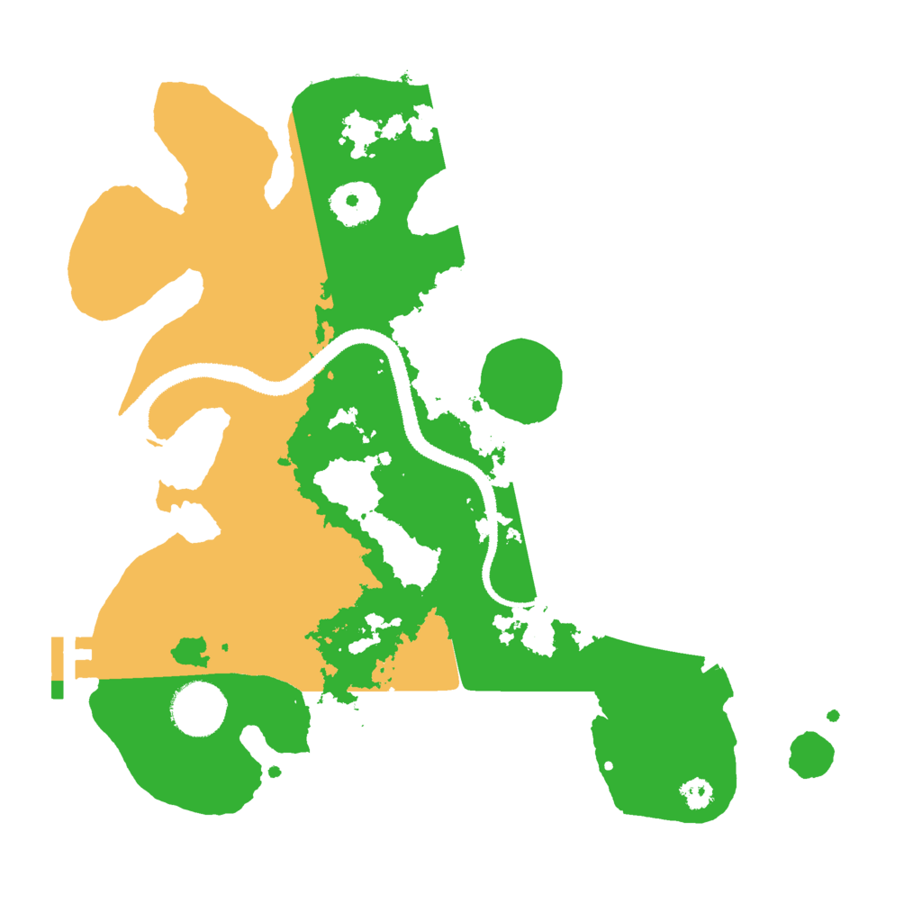 Biome Rust Map: Procedural Map, Size: 3000, Seed: 31889