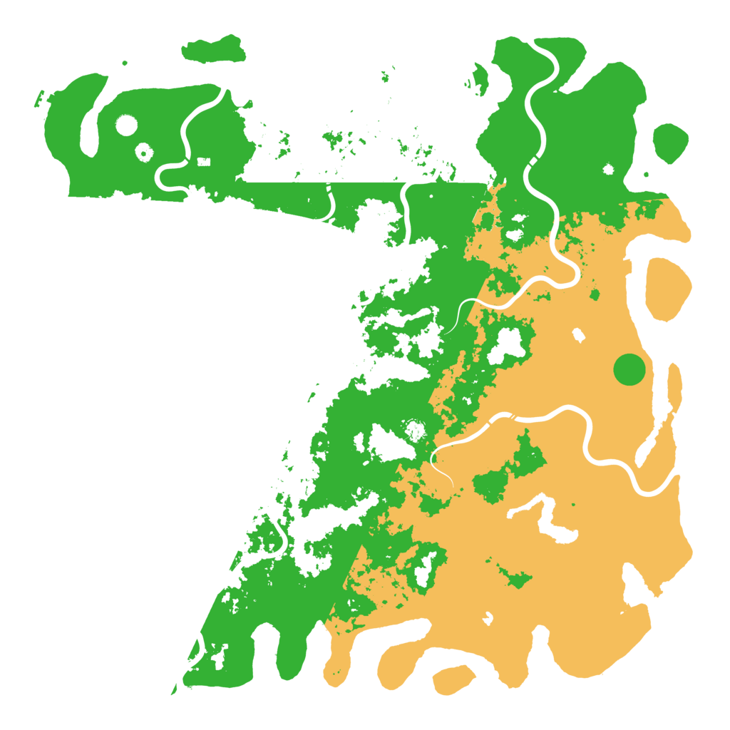 Biome Rust Map: Procedural Map, Size: 6000, Seed: 350616750