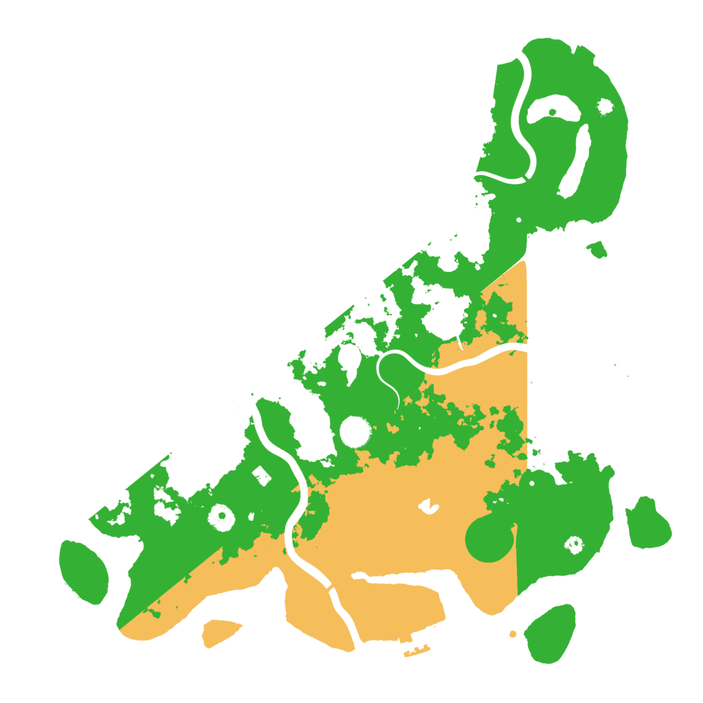 Biome Rust Map: Procedural Map, Size: 4000, Seed: 29111998
