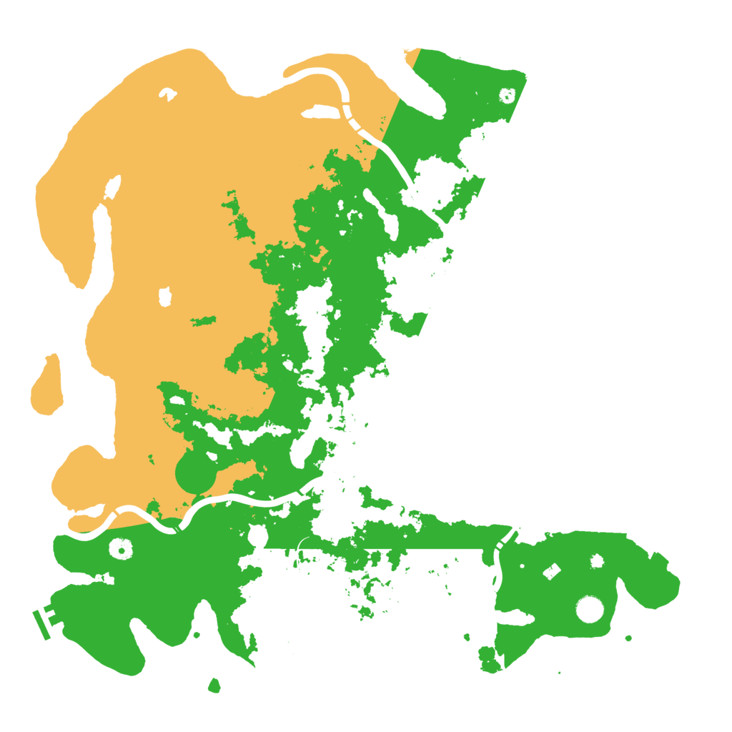 Biome Rust Map: Procedural Map, Size: 4750, Seed: 186378426