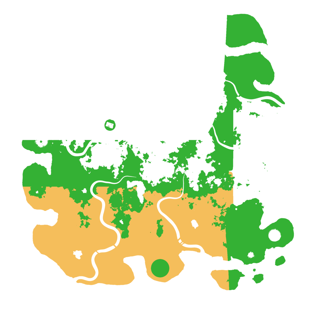Biome Rust Map: Procedural Map, Size: 4500, Seed: 85009355