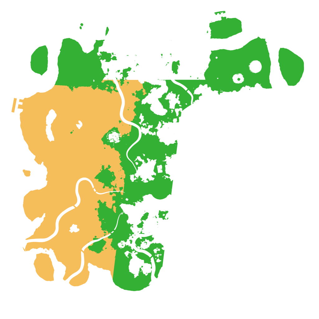 Biome Rust Map: Procedural Map, Size: 4500, Seed: 1816221732