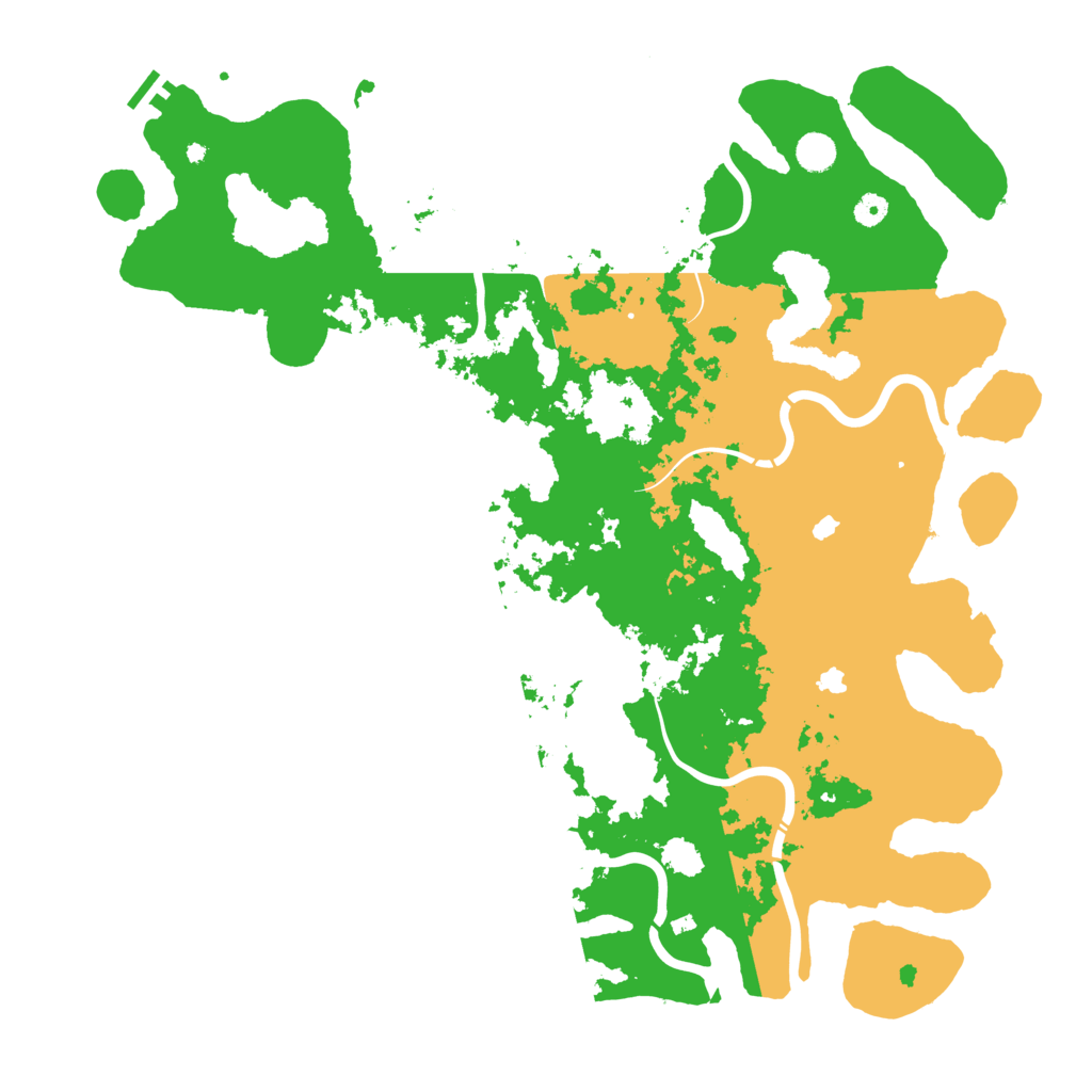 Biome Rust Map: Procedural Map, Size: 5000, Seed: 4098