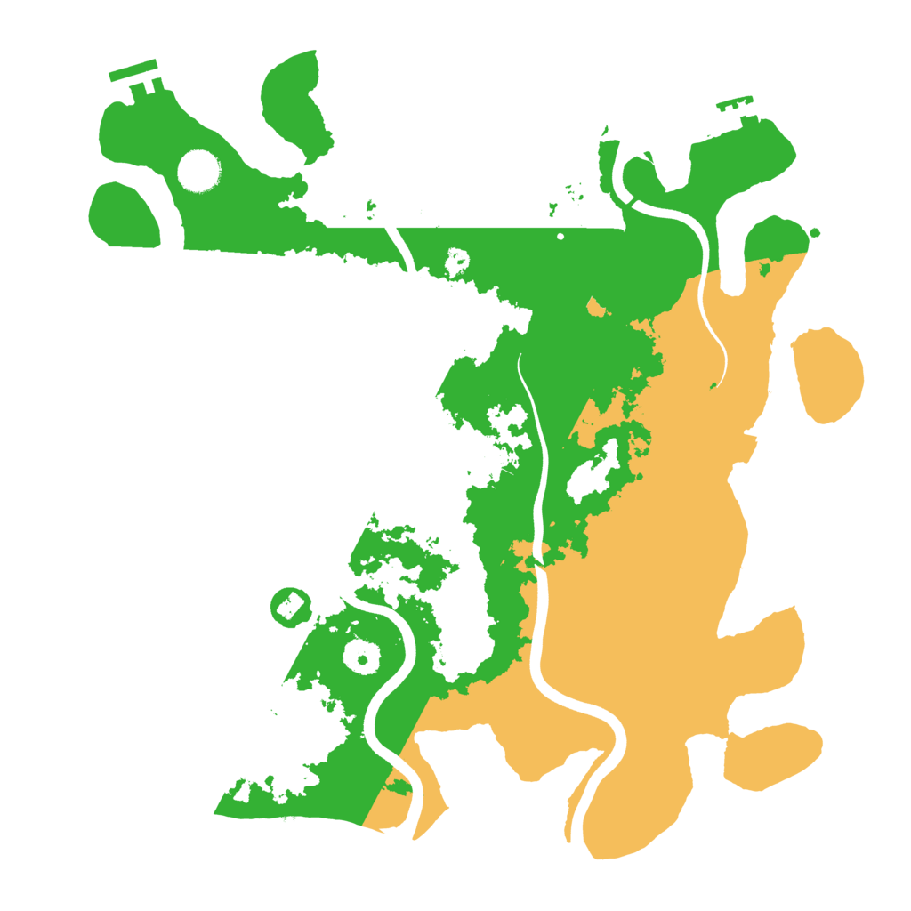 Biome Rust Map: Procedural Map, Size: 3750, Seed: 581098394