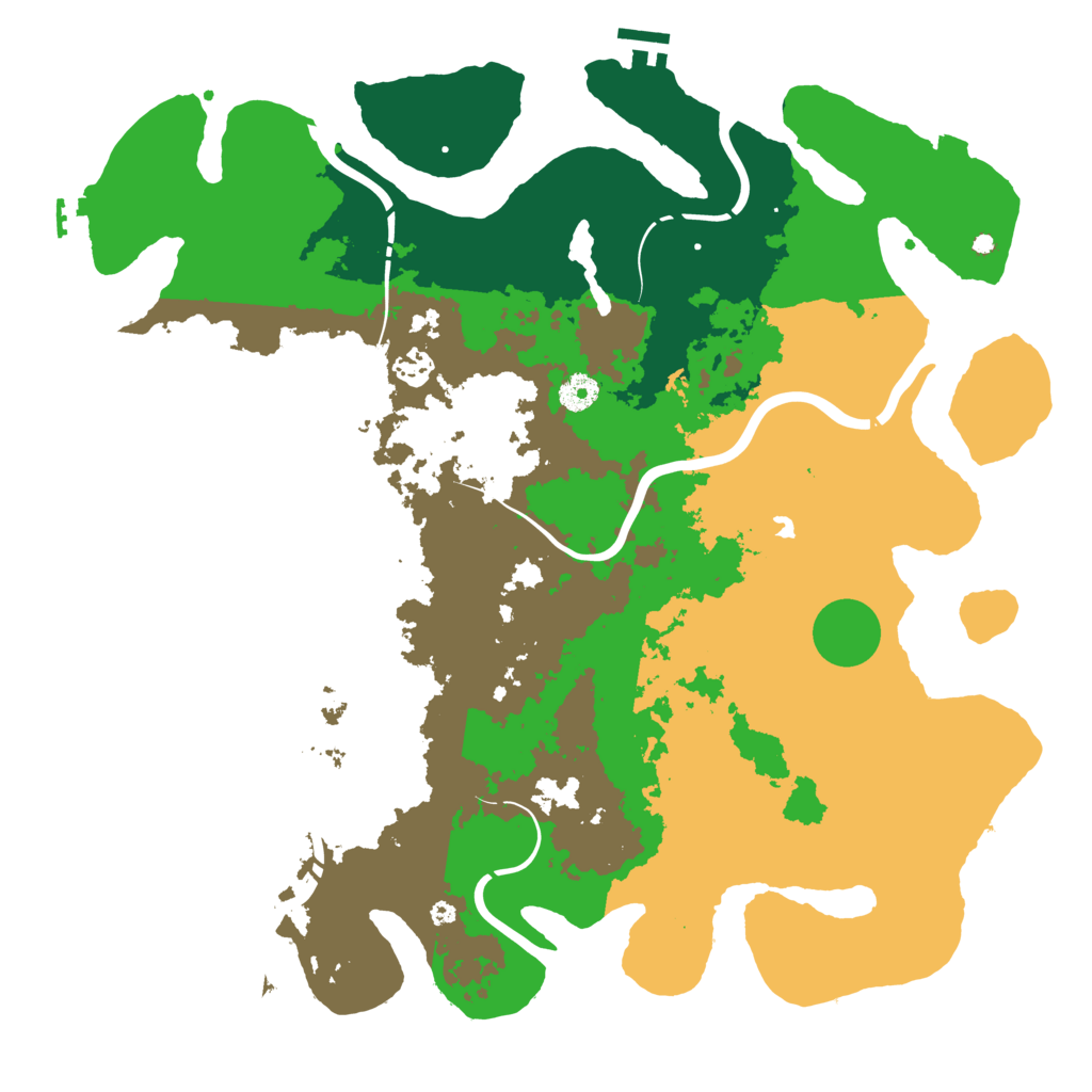 Biome Rust Map: Procedural Map, Size: 4250, Seed: 660235301