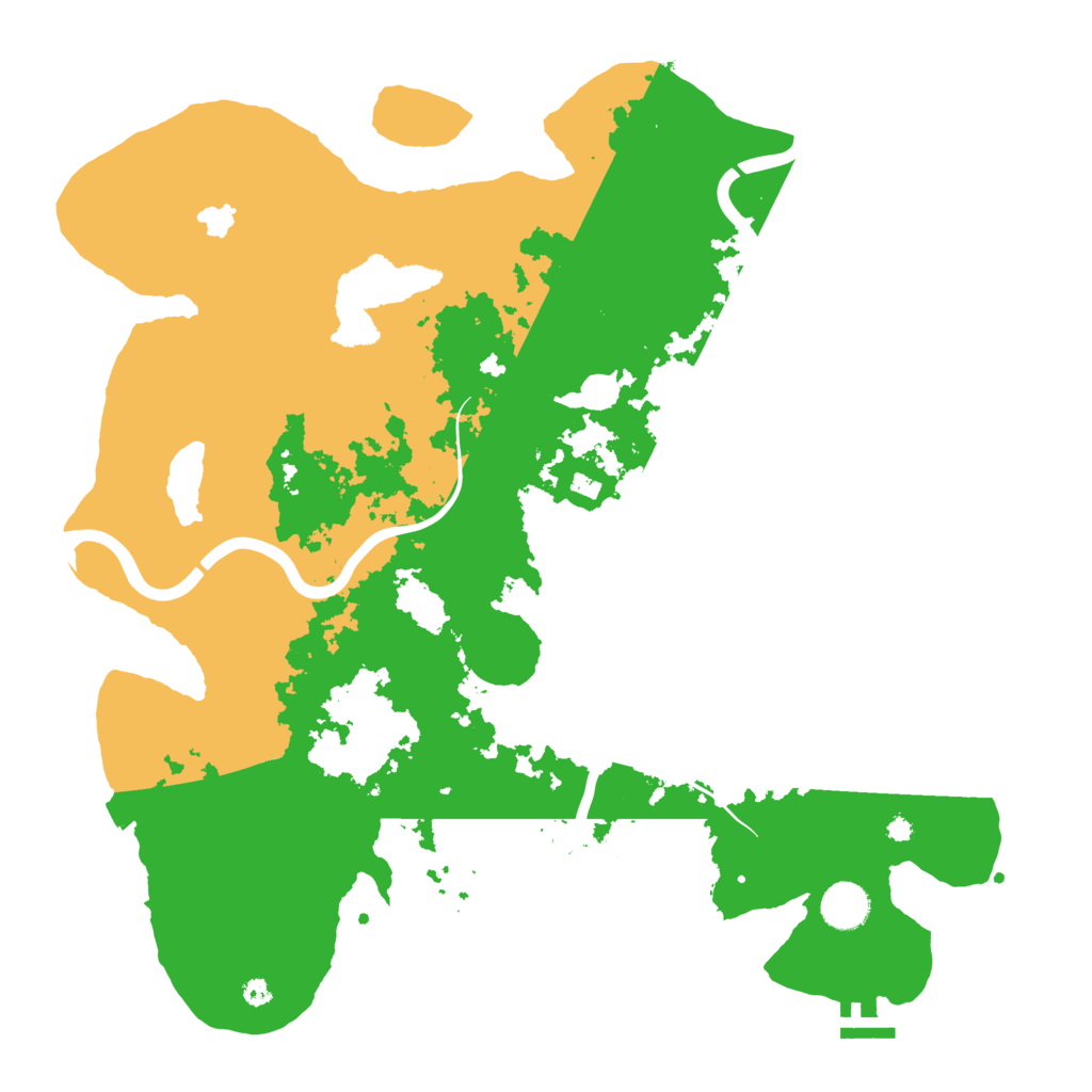 Biome Rust Map: Procedural Map, Size: 4000, Seed: 256112129