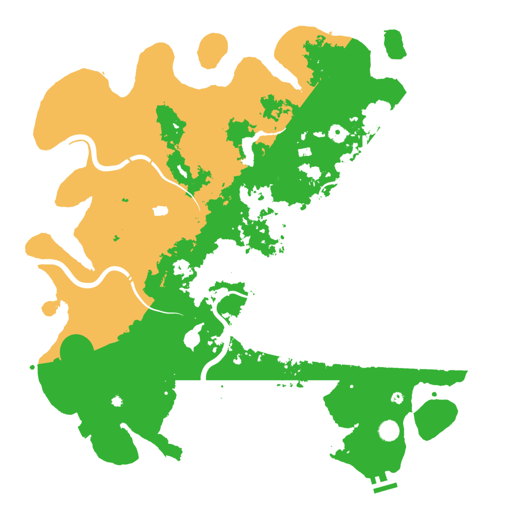 Biome Rust Map: Procedural Map, Size: 4250, Seed: 905265
