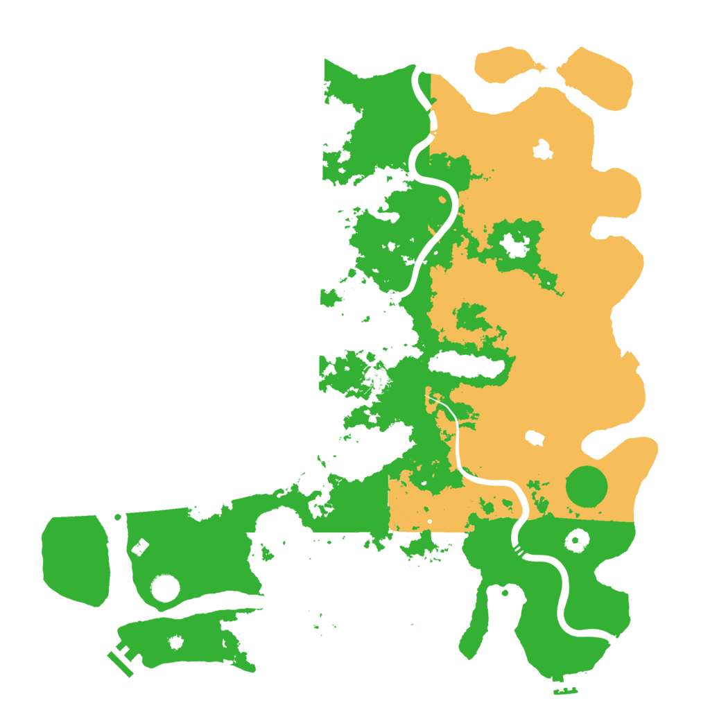 Biome Rust Map: Procedural Map, Size: 4500, Seed: 1168694869
