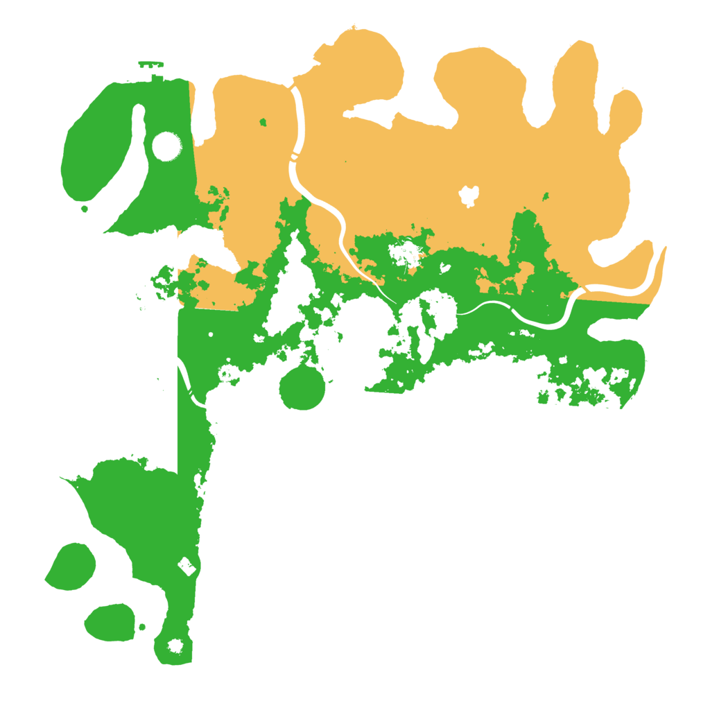 Biome Rust Map: Procedural Map, Size: 4300, Seed: 790787