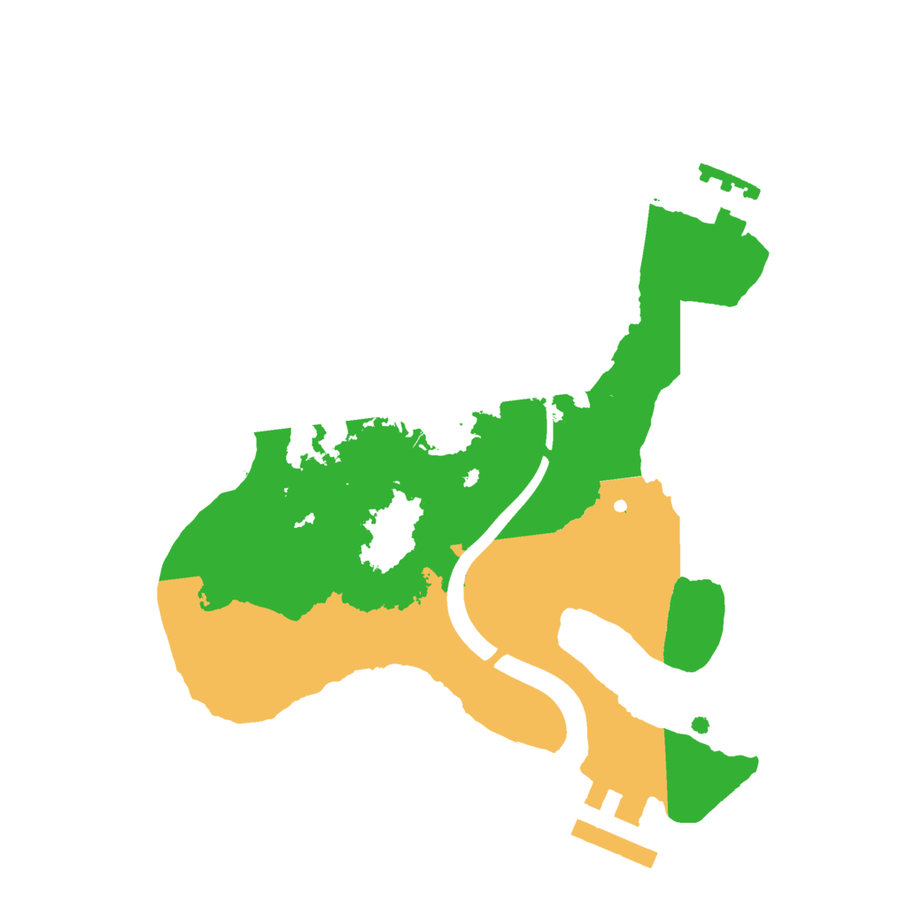 Biome Rust Map: Procedural Map, Size: 2100, Seed: 906344069