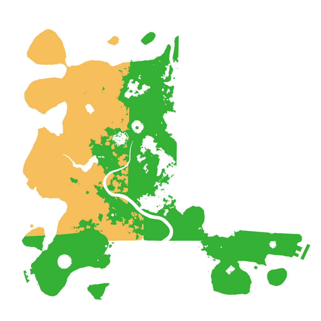 Biome Rust Map: Procedural Map, Size: 4000, Seed: 438701025