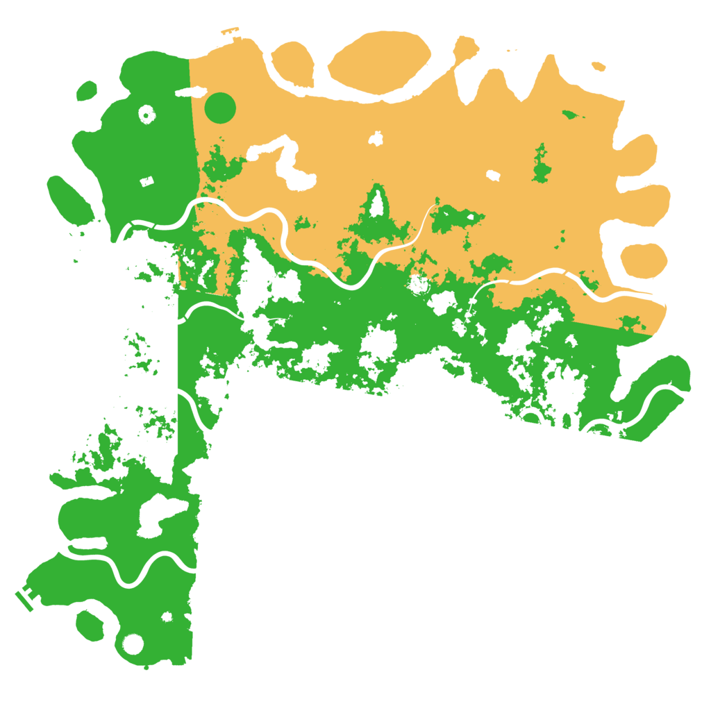 Biome Rust Map: Procedural Map, Size: 6000, Seed: 1212636977