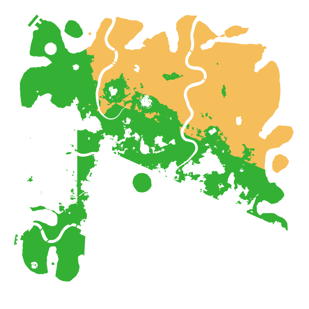 Biome Rust Map: Procedural Map, Size: 4500, Seed: 310230870