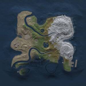 Thumbnail Rust Map: Procedural Map, Size: 2300, Seed: 698332, 6 Monuments