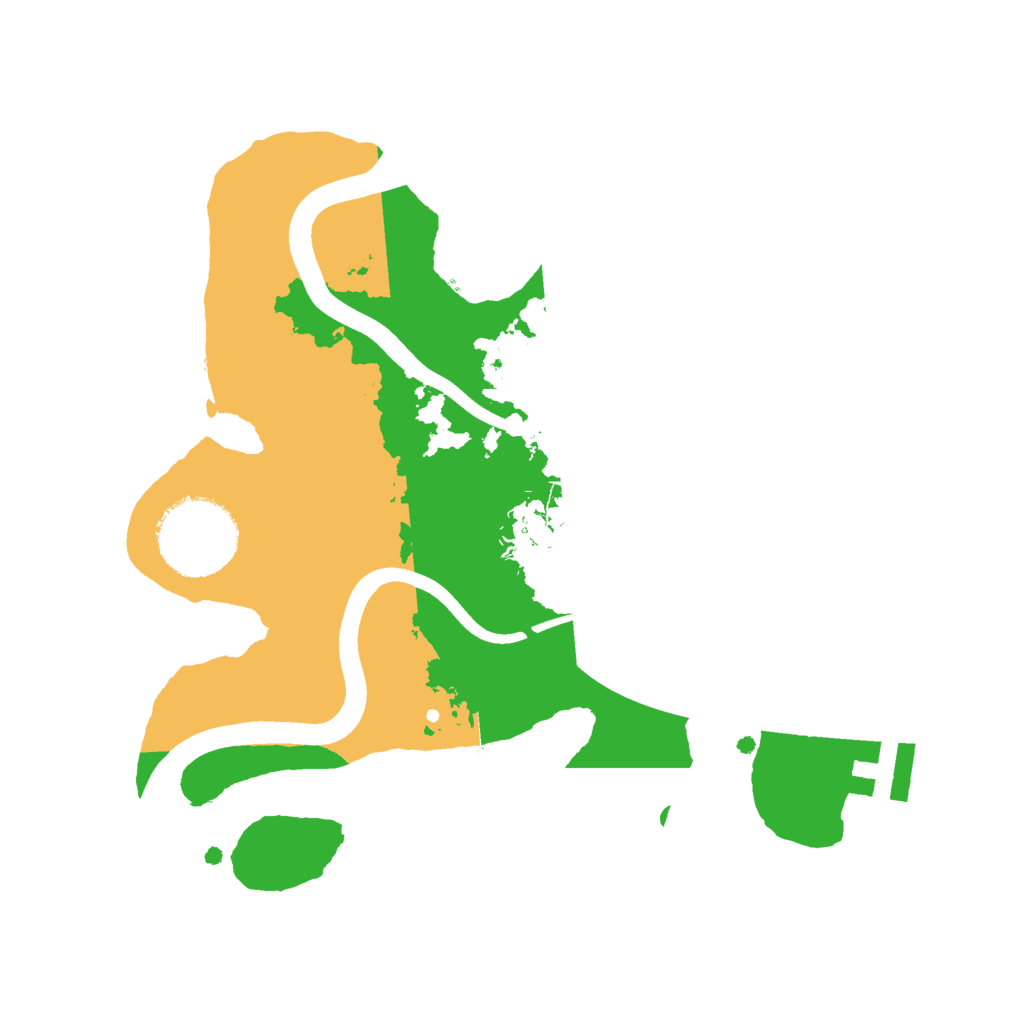 Biome Rust Map: Procedural Map, Size: 2300, Seed: 698332