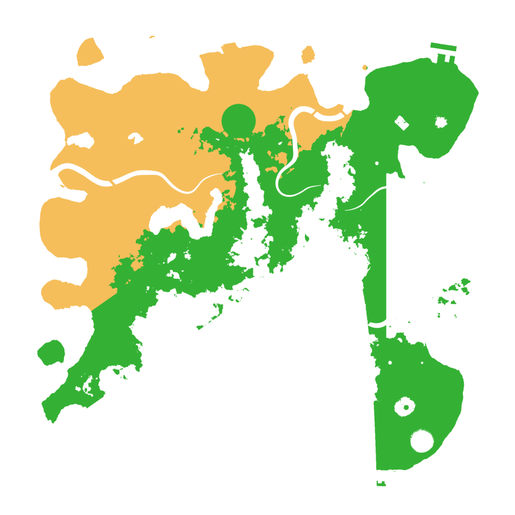 Biome Rust Map: Procedural Map, Size: 4000, Seed: 2398