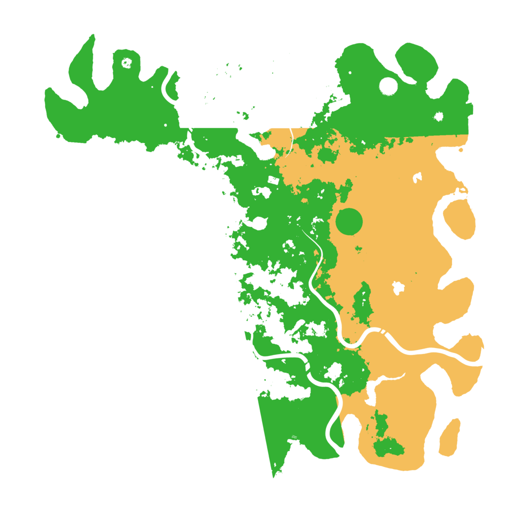 Biome Rust Map: Procedural Map, Size: 5000, Seed: 948098684